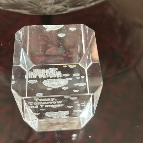 Paper weight today tomorrow and forever I love you - Picture 3 of 4